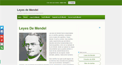 Desktop Screenshot of leyesdemendel.com
