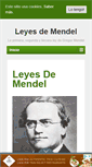 Mobile Screenshot of leyesdemendel.com